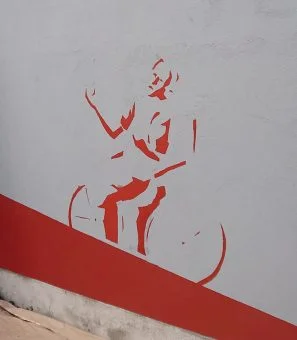 stencil væg